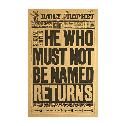 Daily Prophet: The one whose name is not said is back!