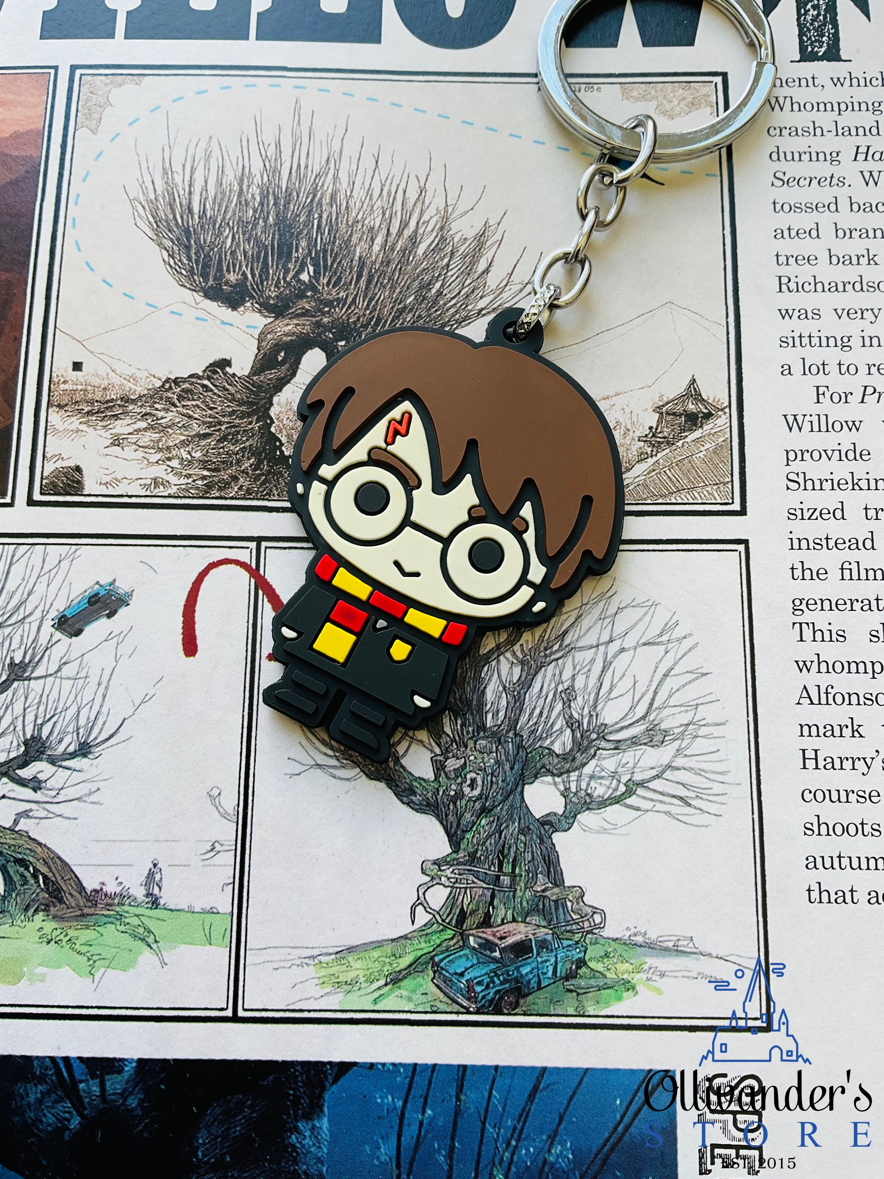 Harry Potter Rubber Keychain