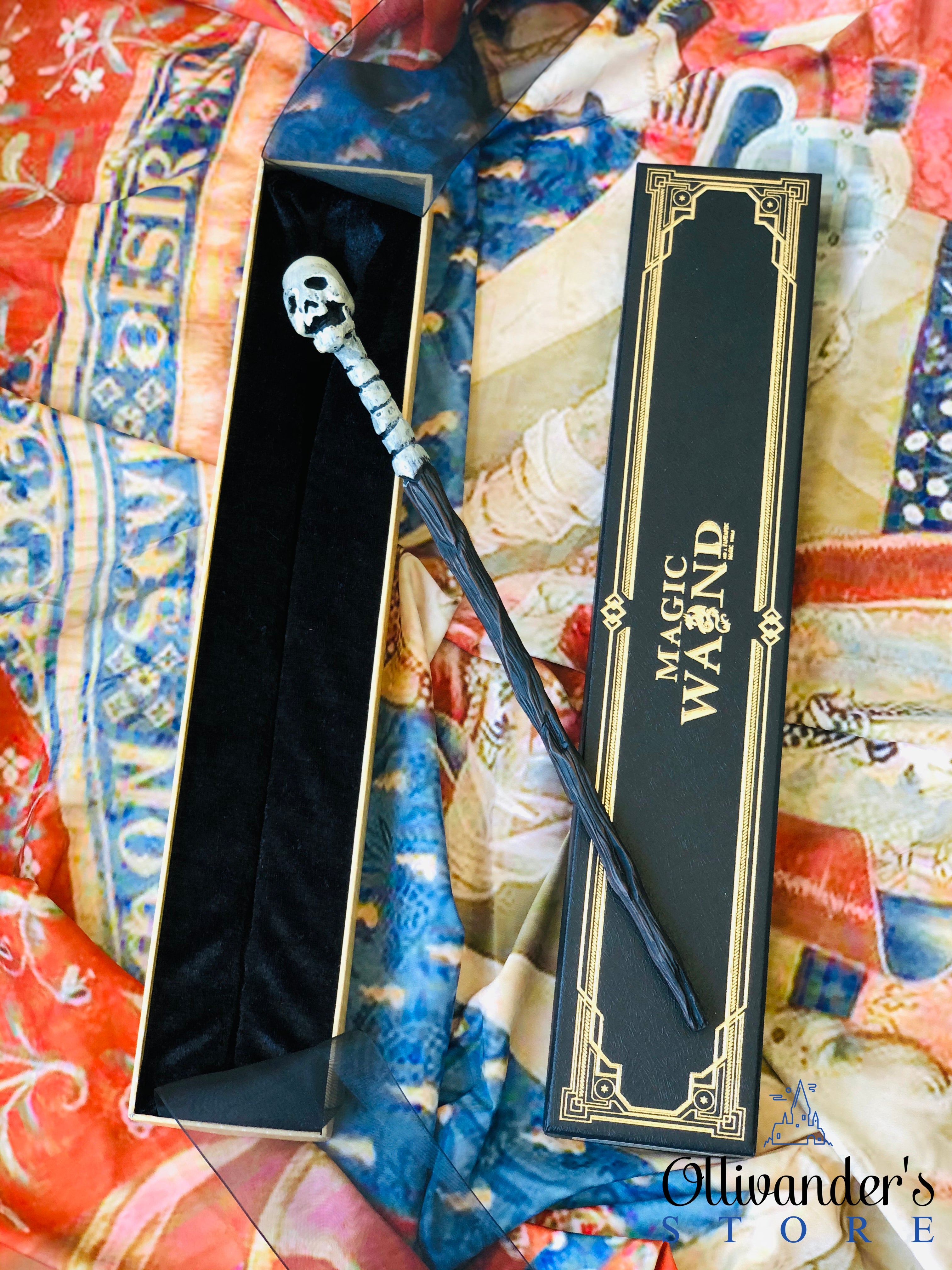 Death Eater Collectible Wand (with female head)