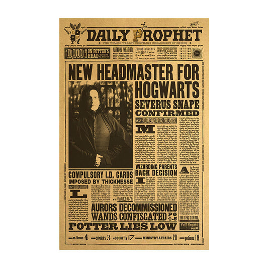 Daily Prophet: Severus Snape's candidacy as director of Hogwarts has been confirmed