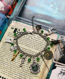 სლიზერინის სამაჯური ჩარმებით ჰარი პოტერის ნივთები საჩუქრები